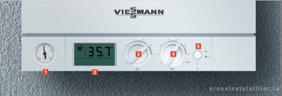 Viessmann Vitopend 100-W WH1D двухконтурный с открытой камерой сгорания (27 кВт) - фото